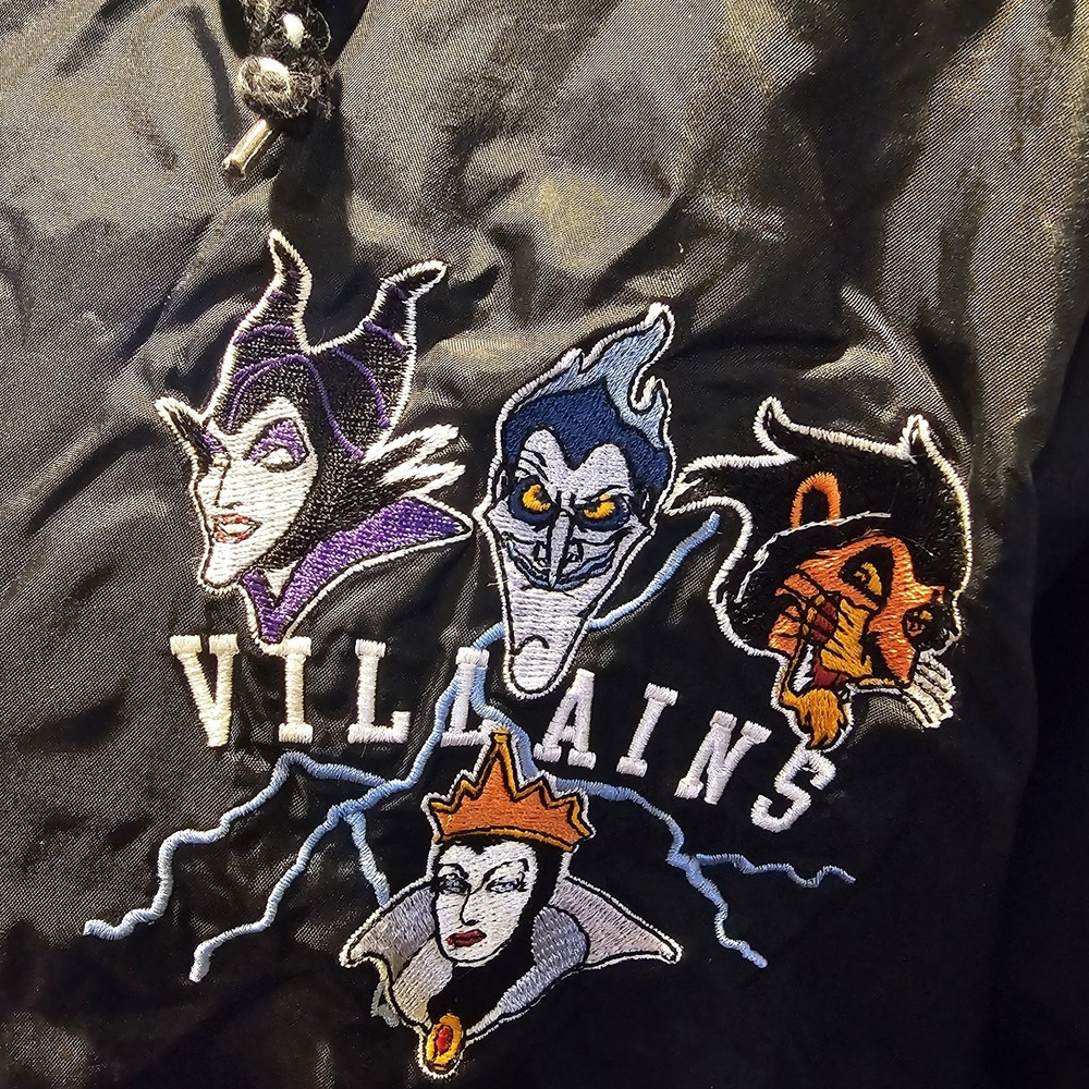 Vintage Late 1990s Disney Catalog Villains Reversible Jacket XL GEAR for Sports